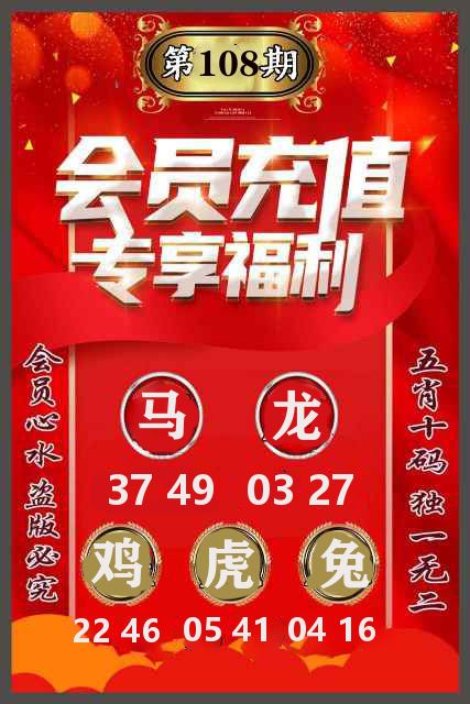 五肖十码 第108期