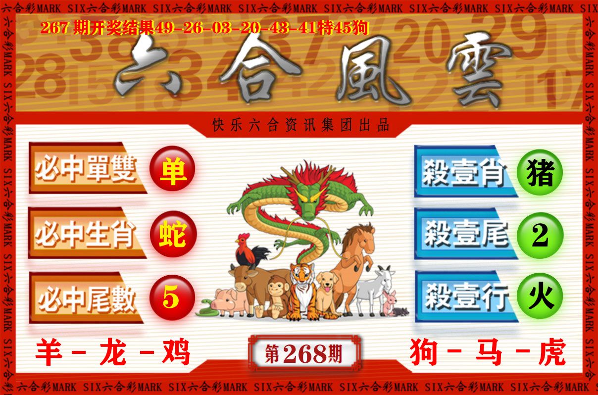 六合风云 第267期