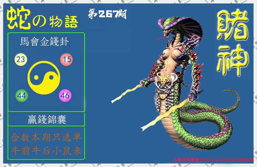 赌神蛇报 第267期