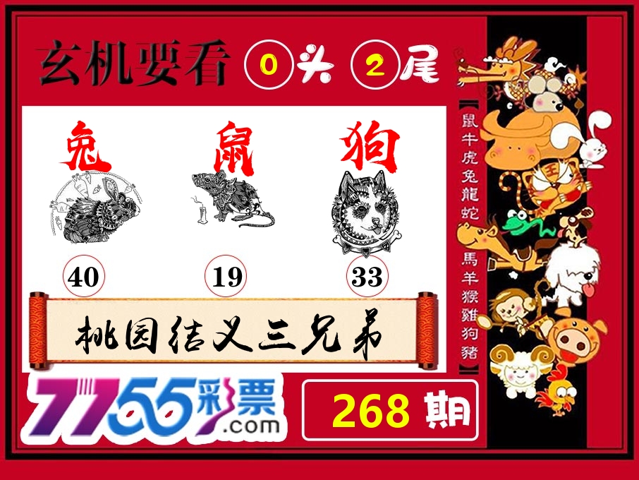 玄机要看 第268期