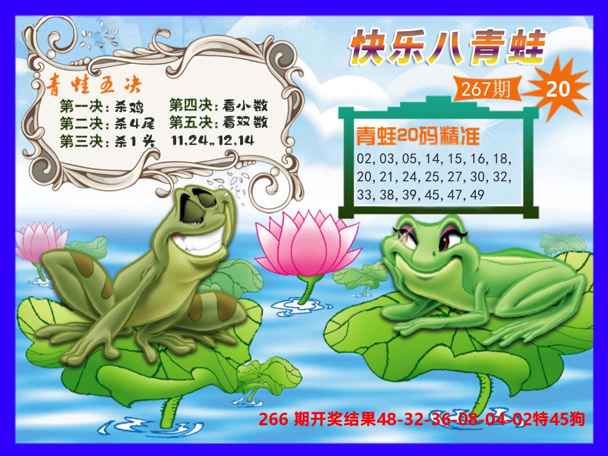 青蛙系列20 第267期