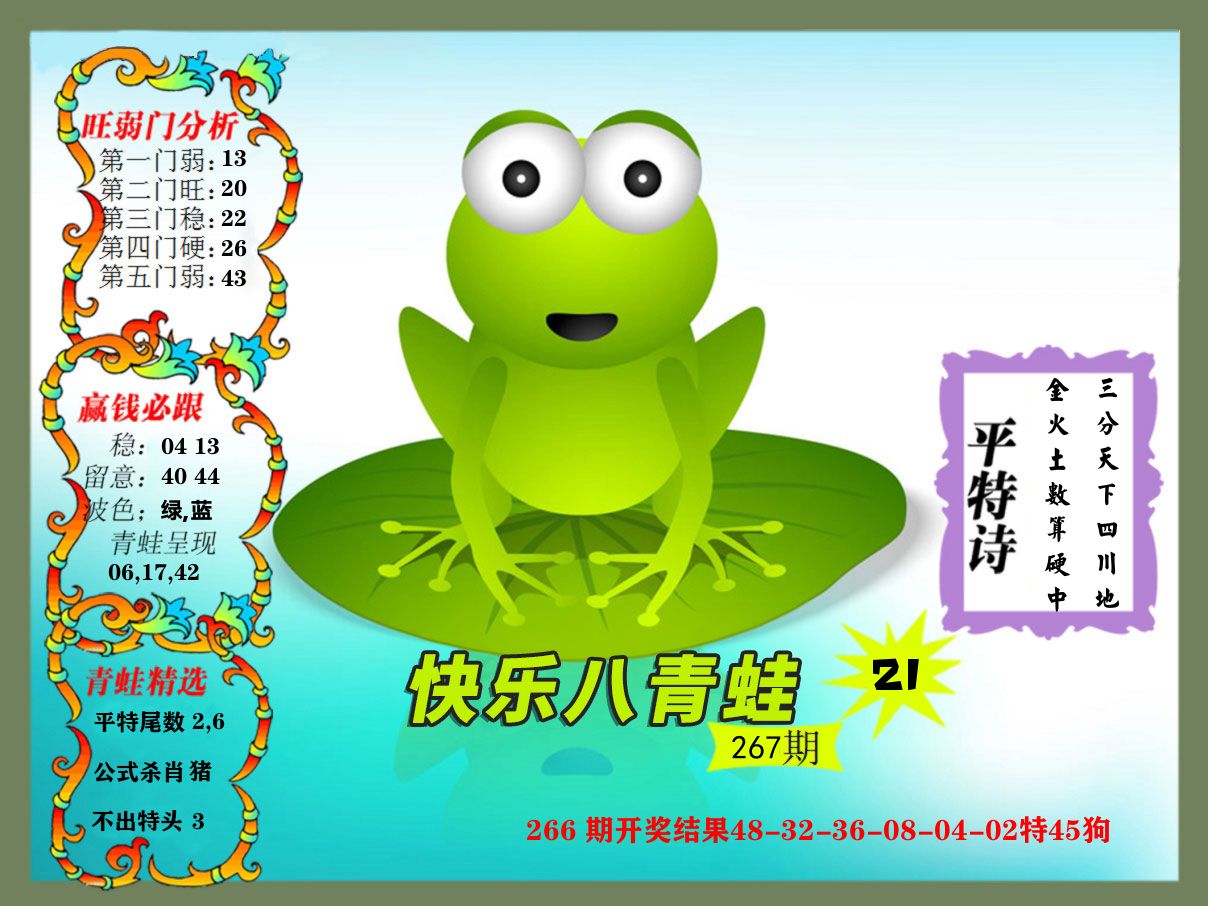 青蛙系列21 第267期