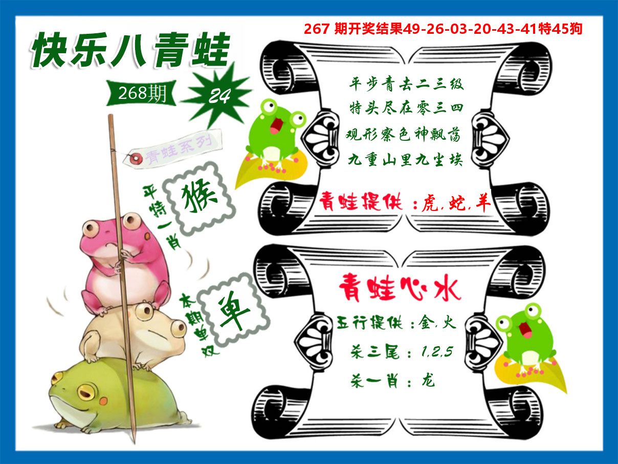 青蛙系列24 第267期