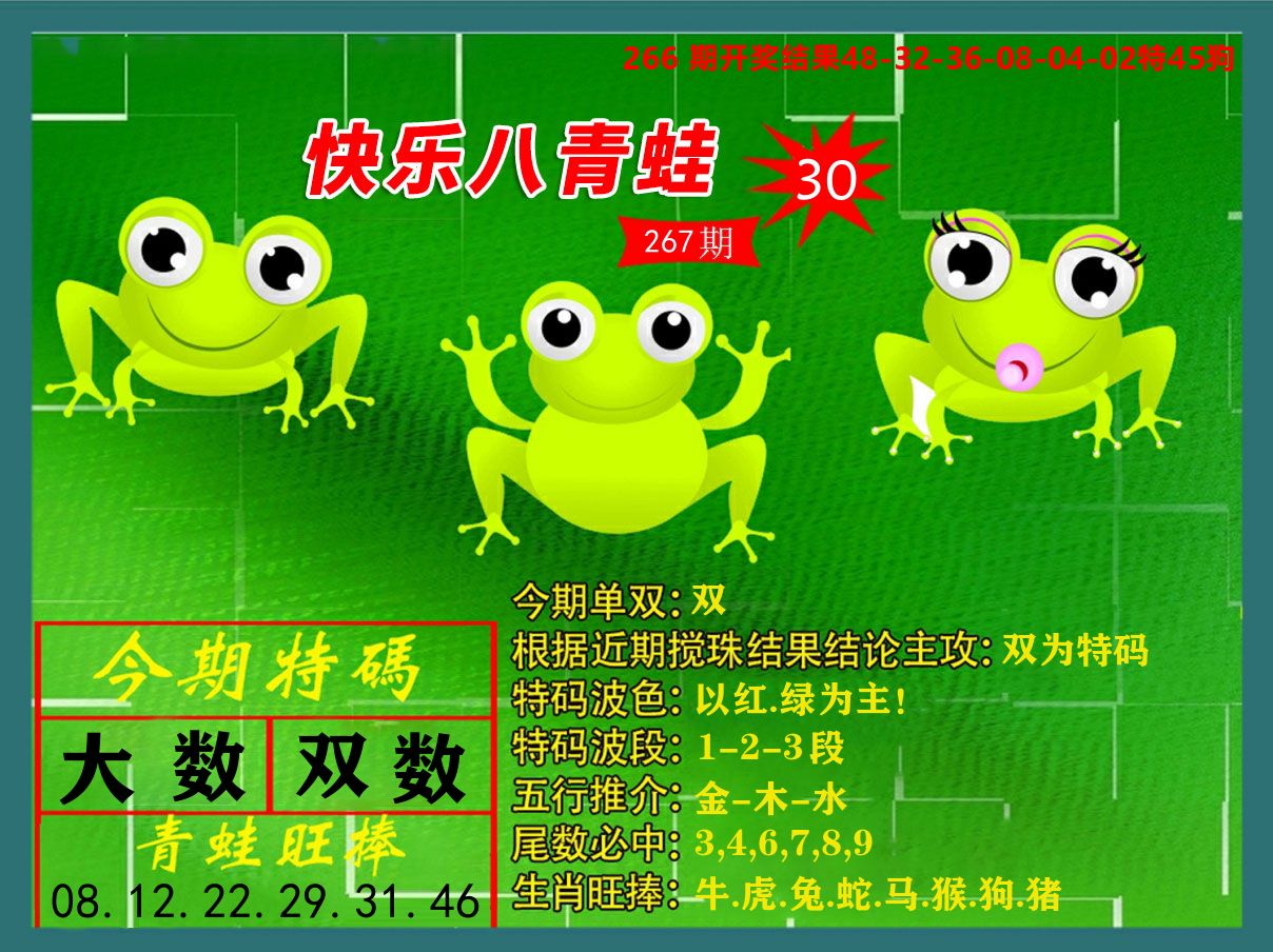 青蛙系列30 第267期