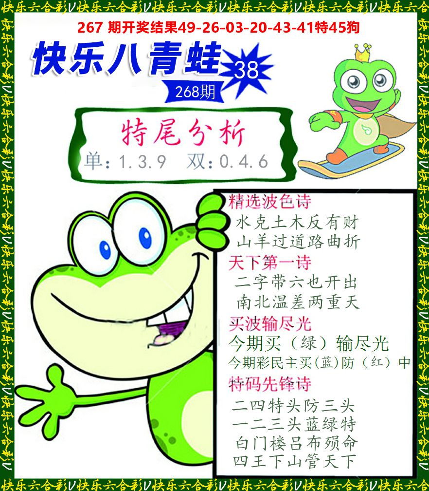 青蛙系列38 第267期