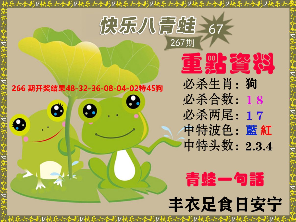 青蛙系列67 第267期