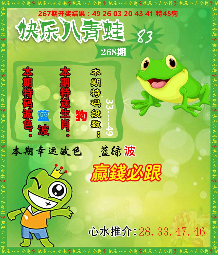 青蛙系列83 第267期