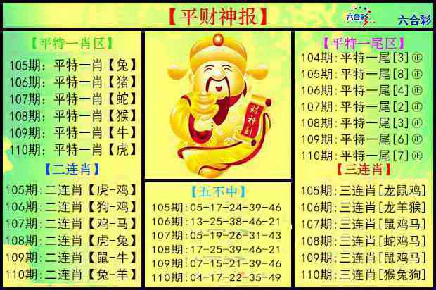 平财神报 第110期