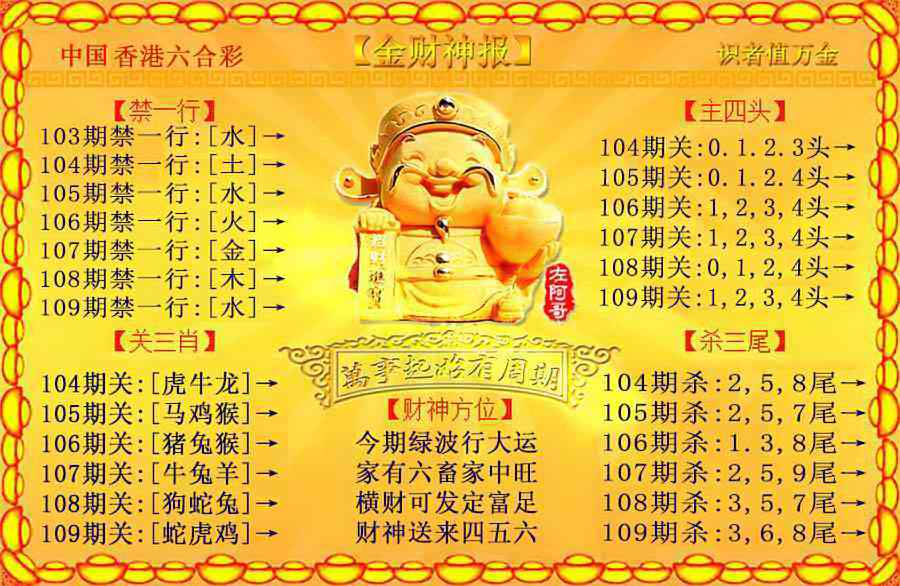金财神 第108期