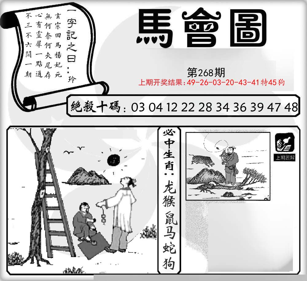 马会图 第267期