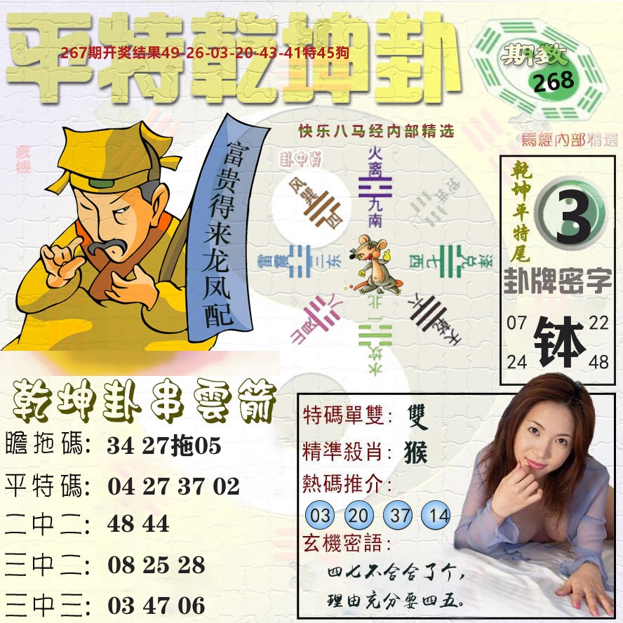 平特乾坤卦 第267期