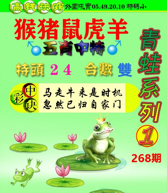 青蛙彩图 第268期