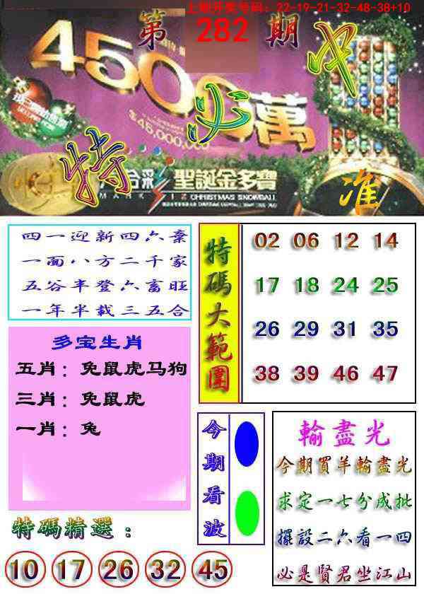 特必中 第281期