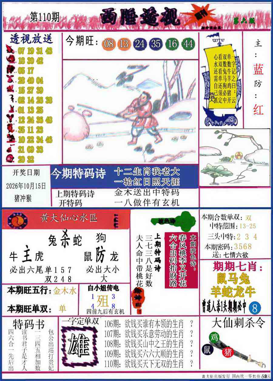 西陲透视(正版) 第110期