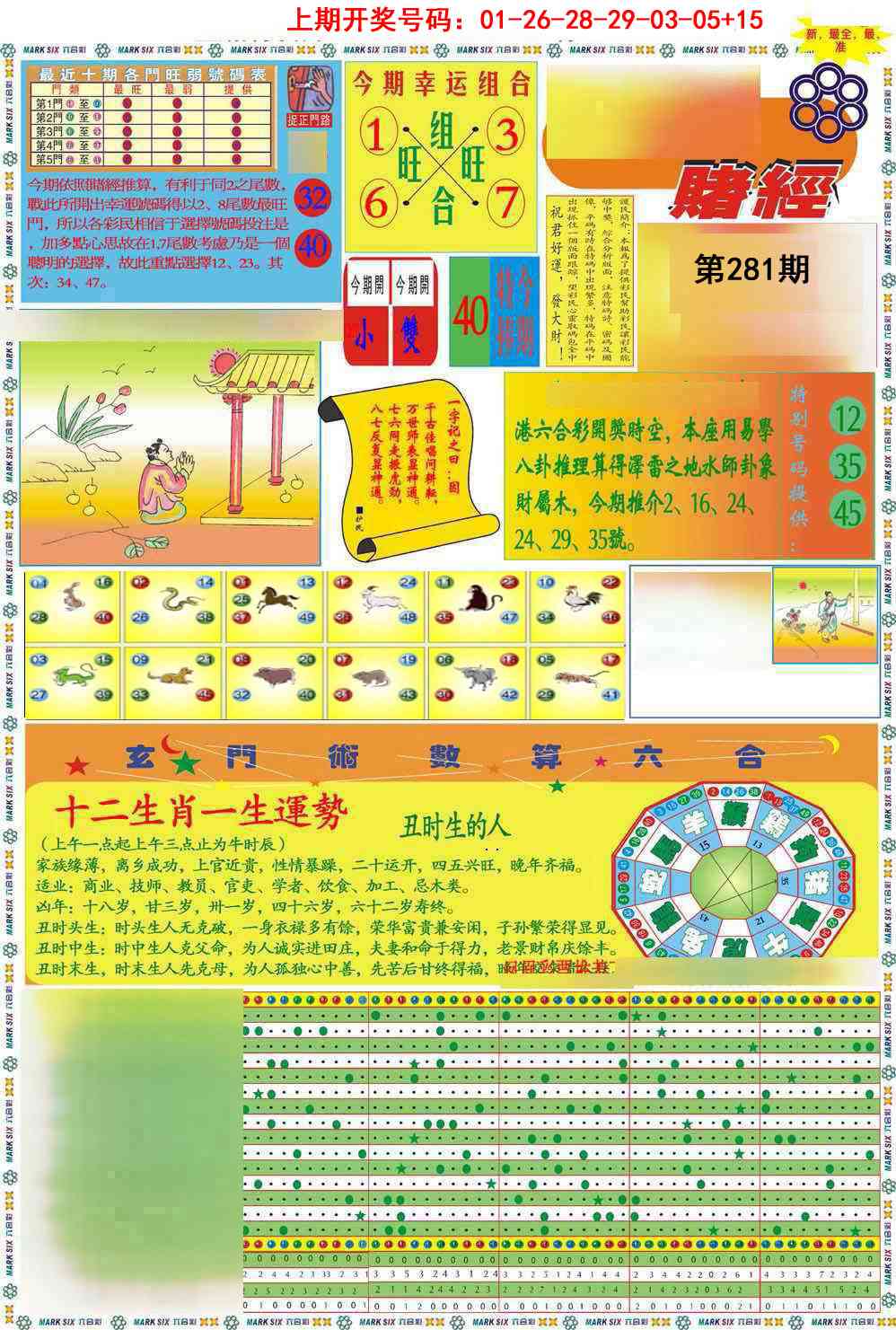 九龍赌经A(推荐) 第281期
