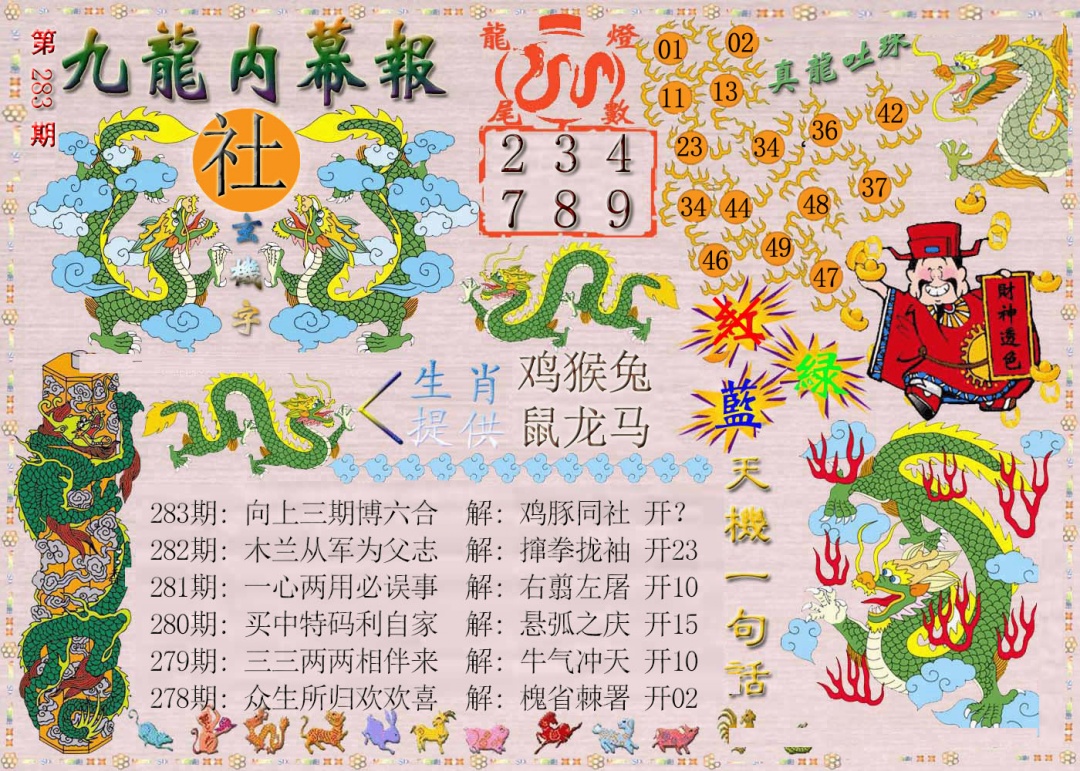九龙内幕报 第281期