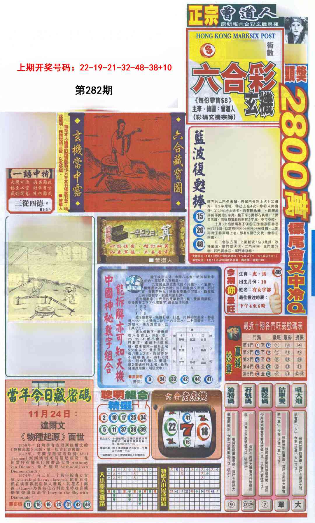 新报跑狗A 第281期