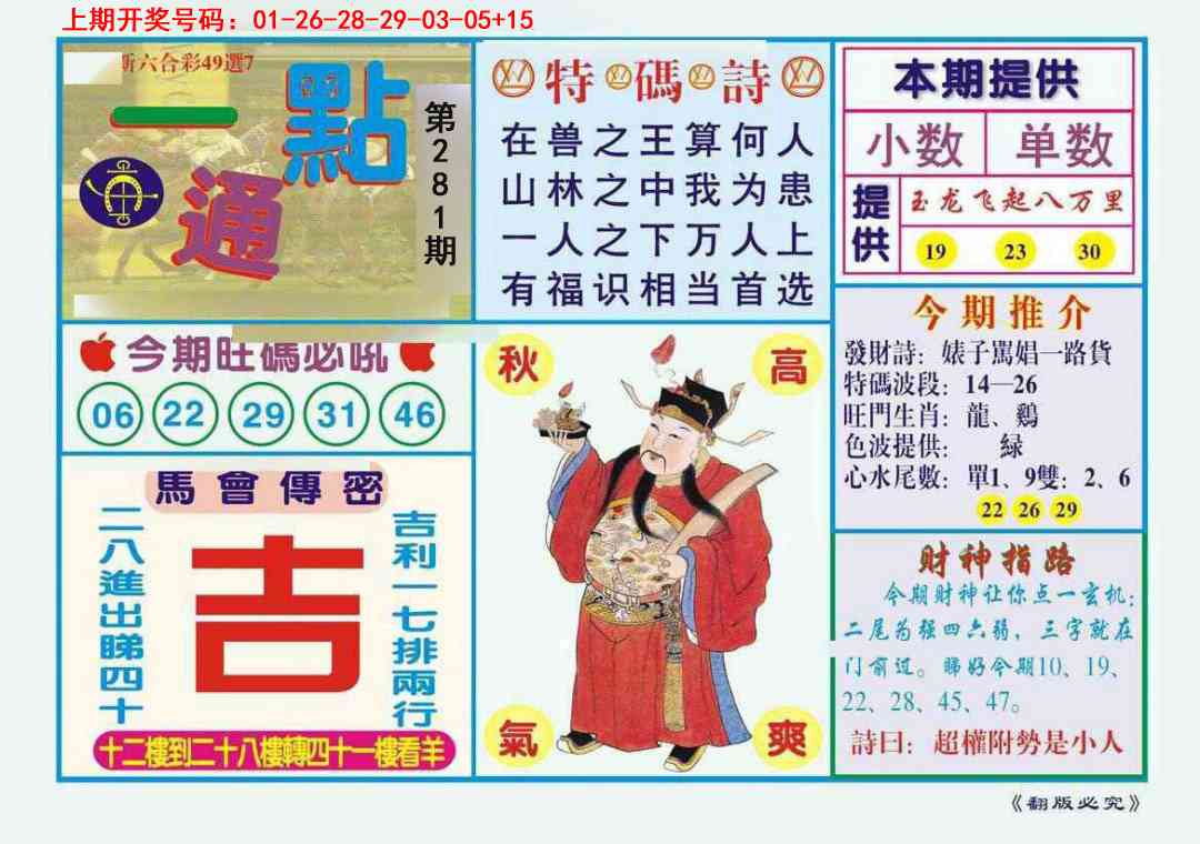 一点通 第281期
