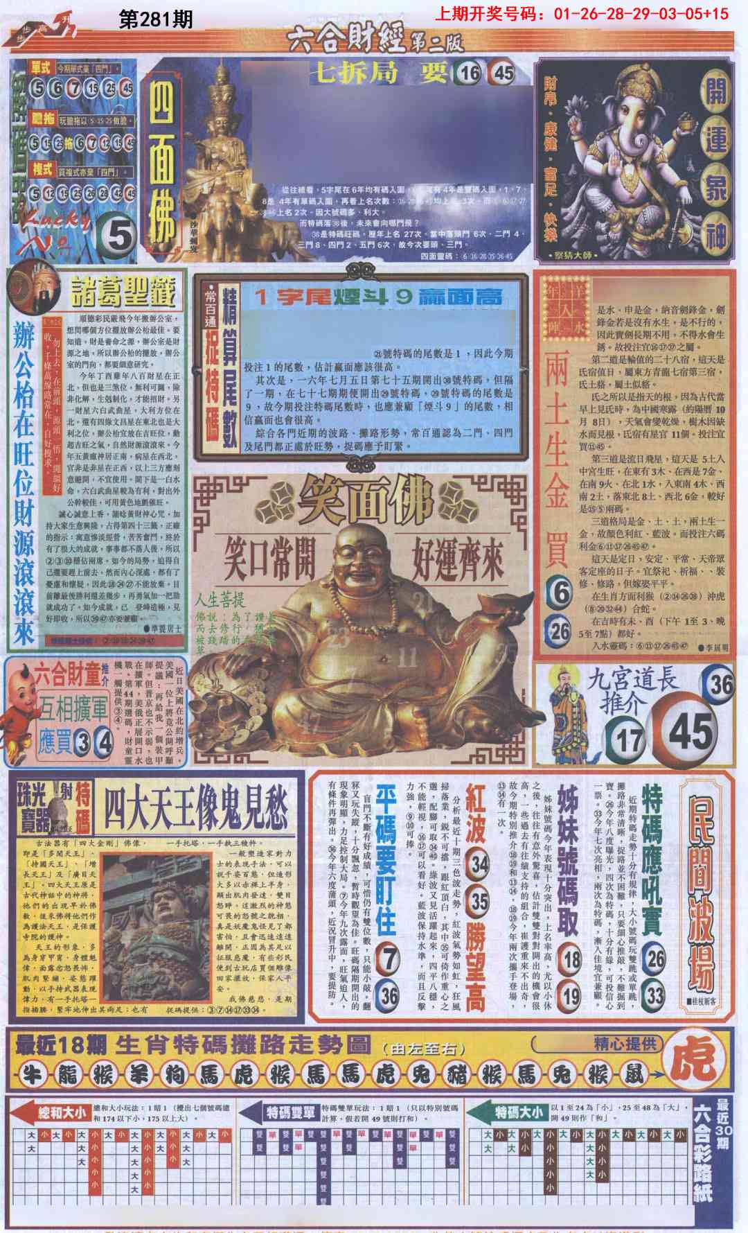 六合财经D加大版 第281期