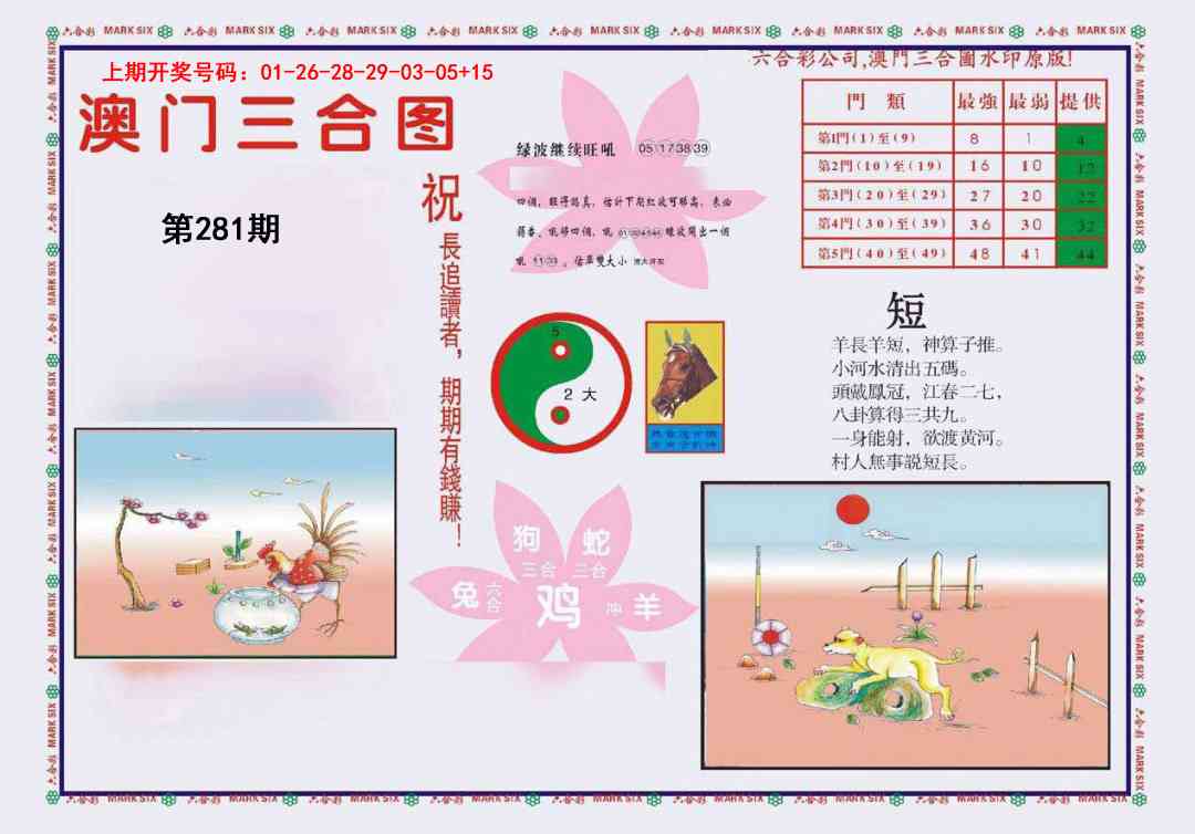 4-澳门三合 第281期