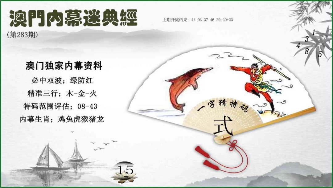 内幕秘典经 第281期