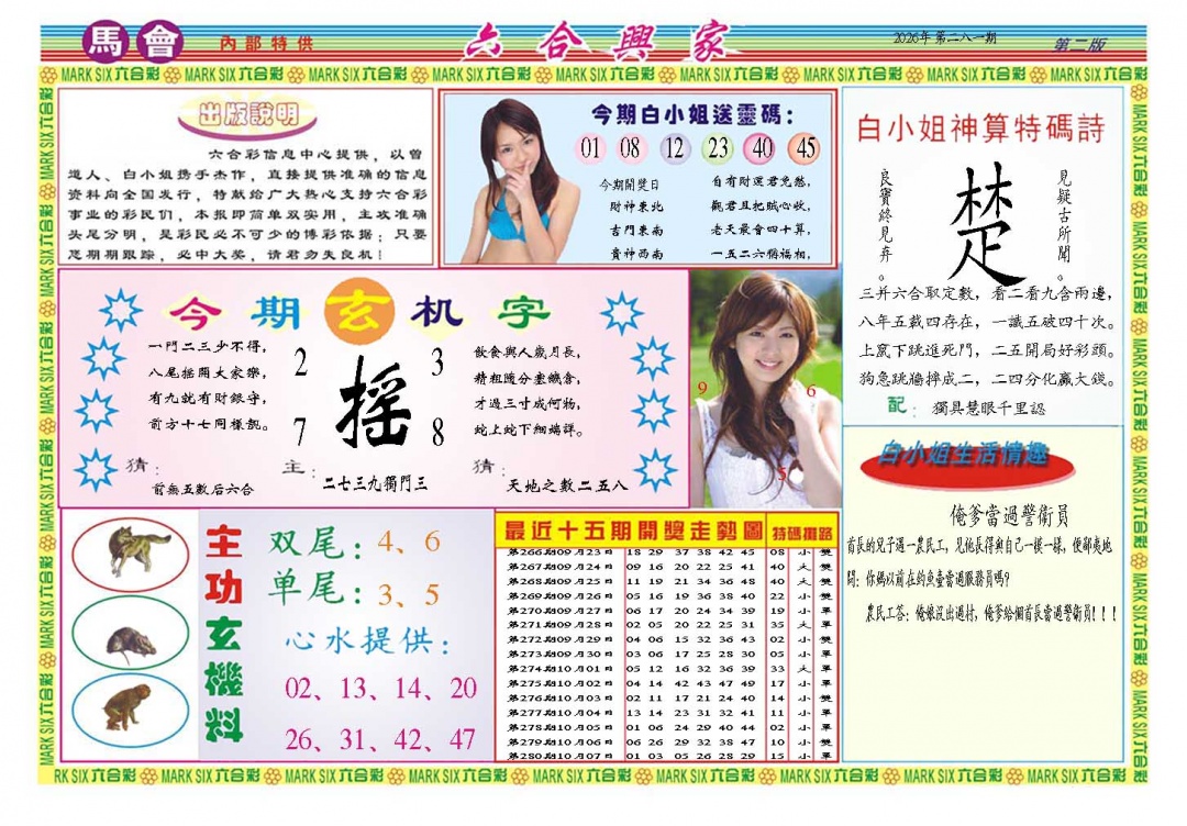 六合兴家B 第281期