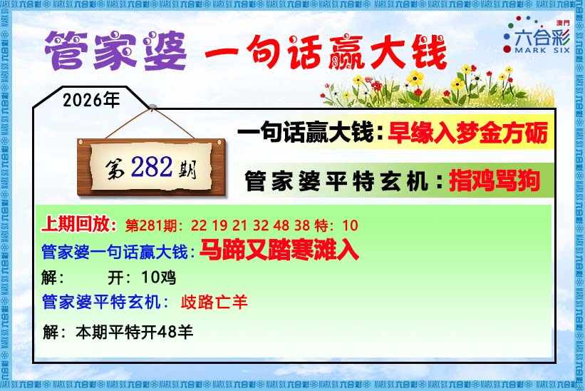 管家婆 第281期