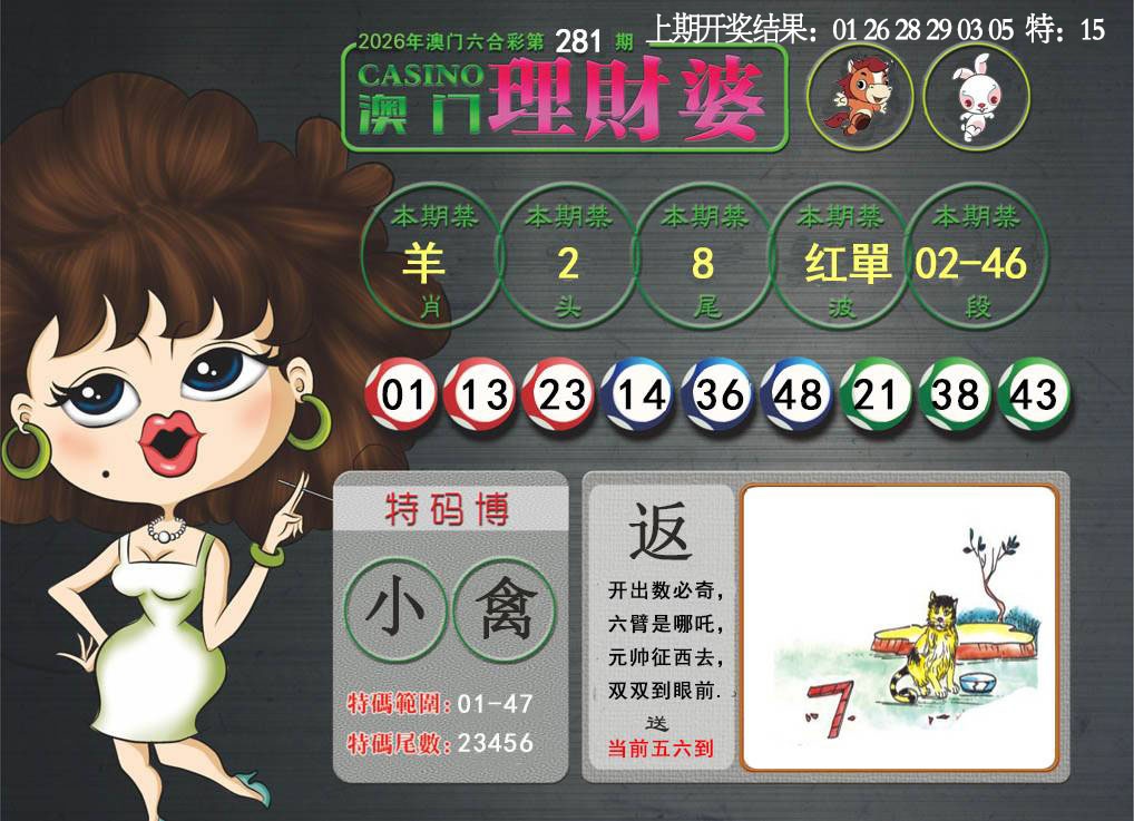 澳门理财婆 第281期
