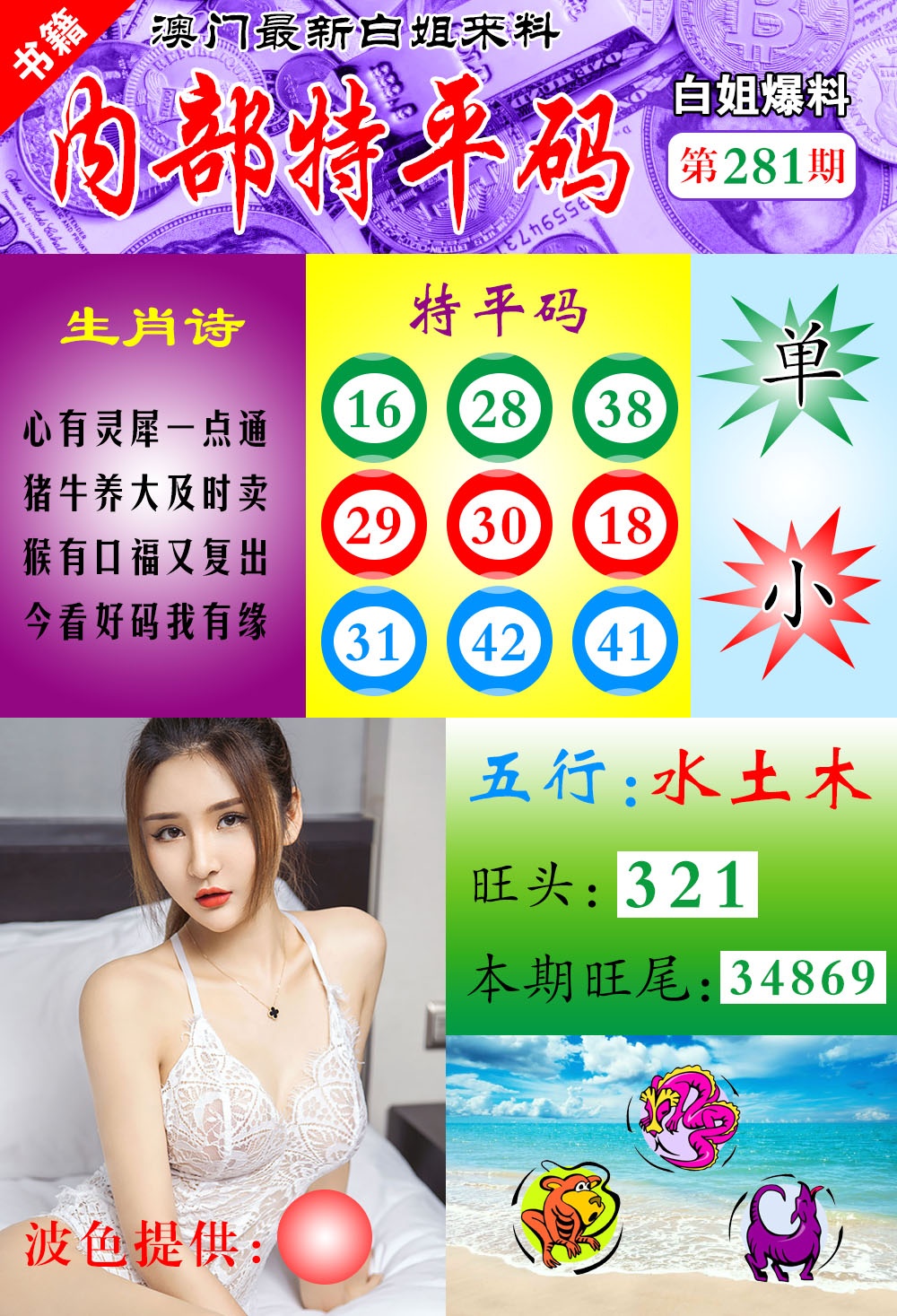 澳门最新白姐特 第281期