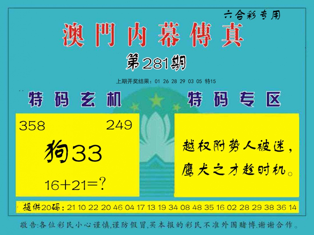 内幕传真 第281期