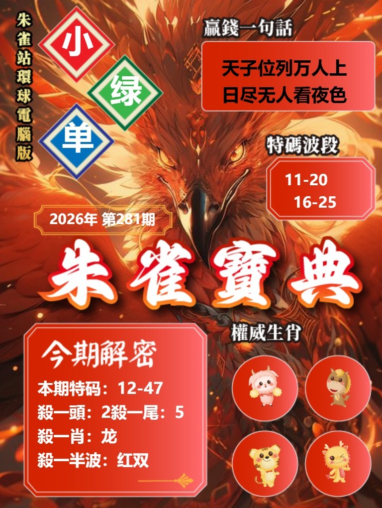 朱雀寶典 第280期
