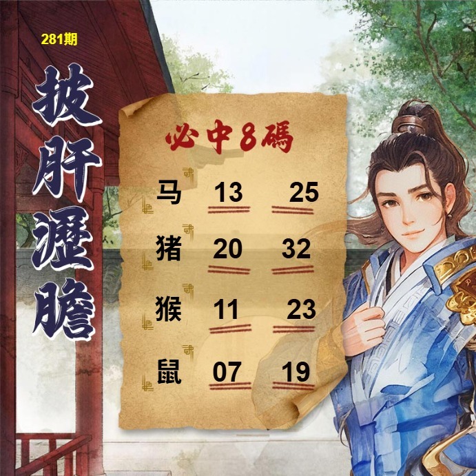 披肝力胆 第281期