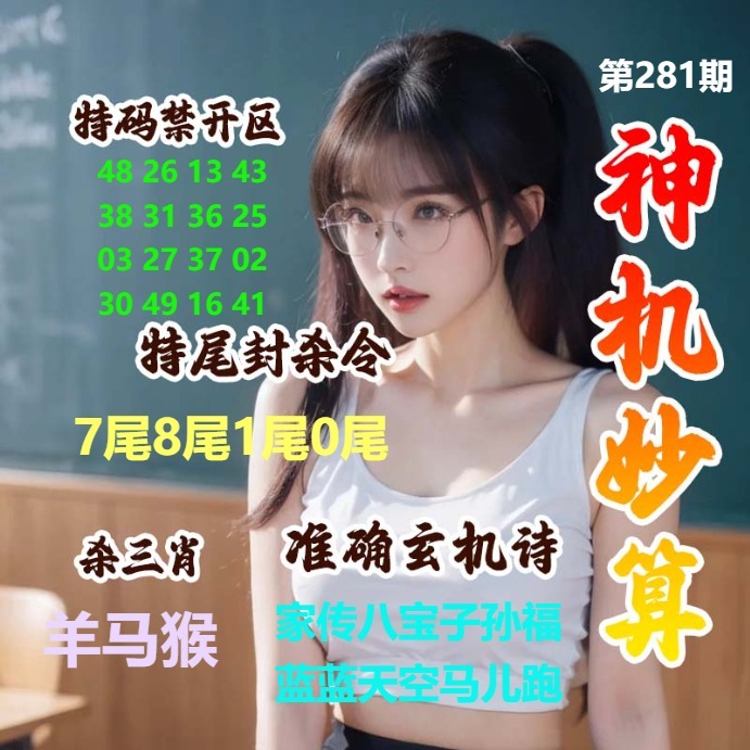 神机妙算女版 第280期