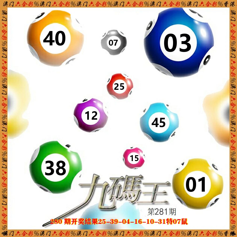 九码王 第281期