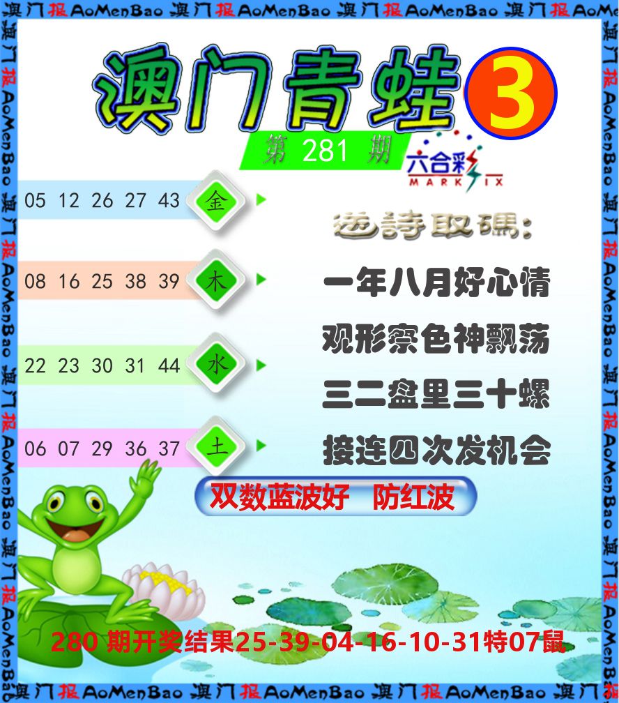 青蛙系列3 第281期