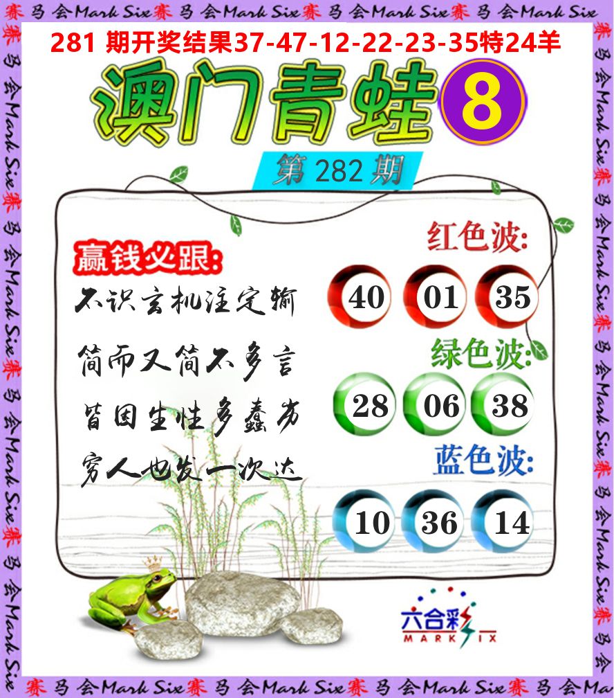 青蛙系列8 第281期