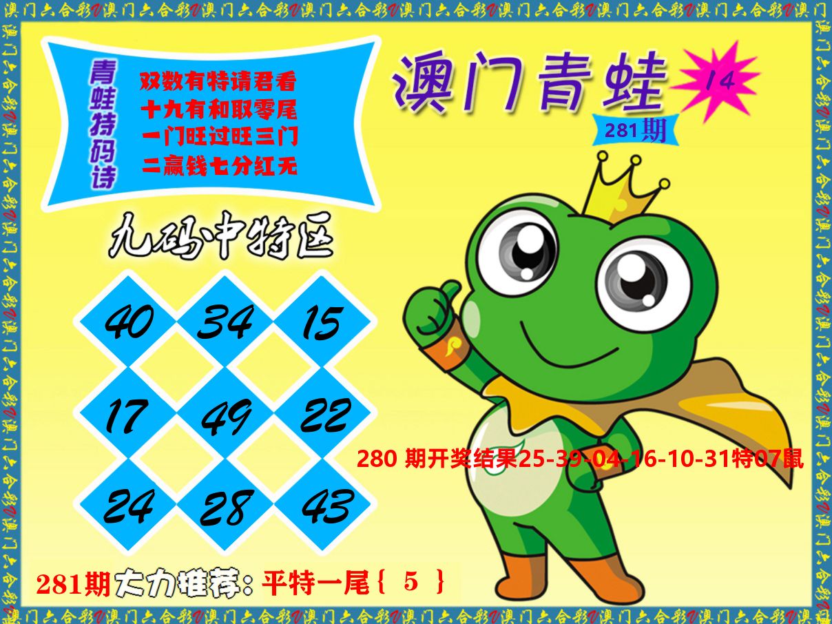 青蛙系列14 第281期