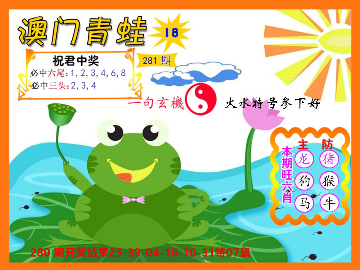 青蛙系列18 第281期