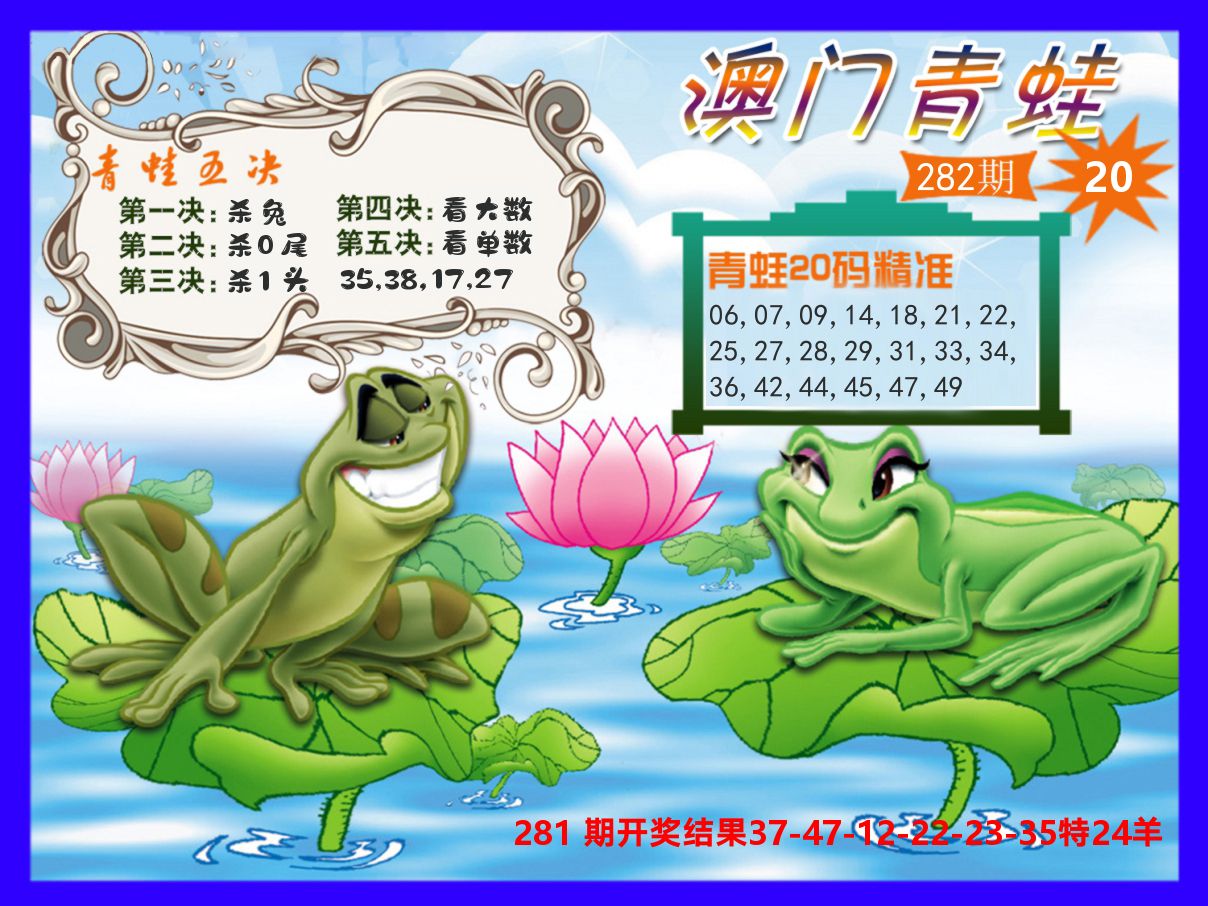 青蛙系列20 第281期