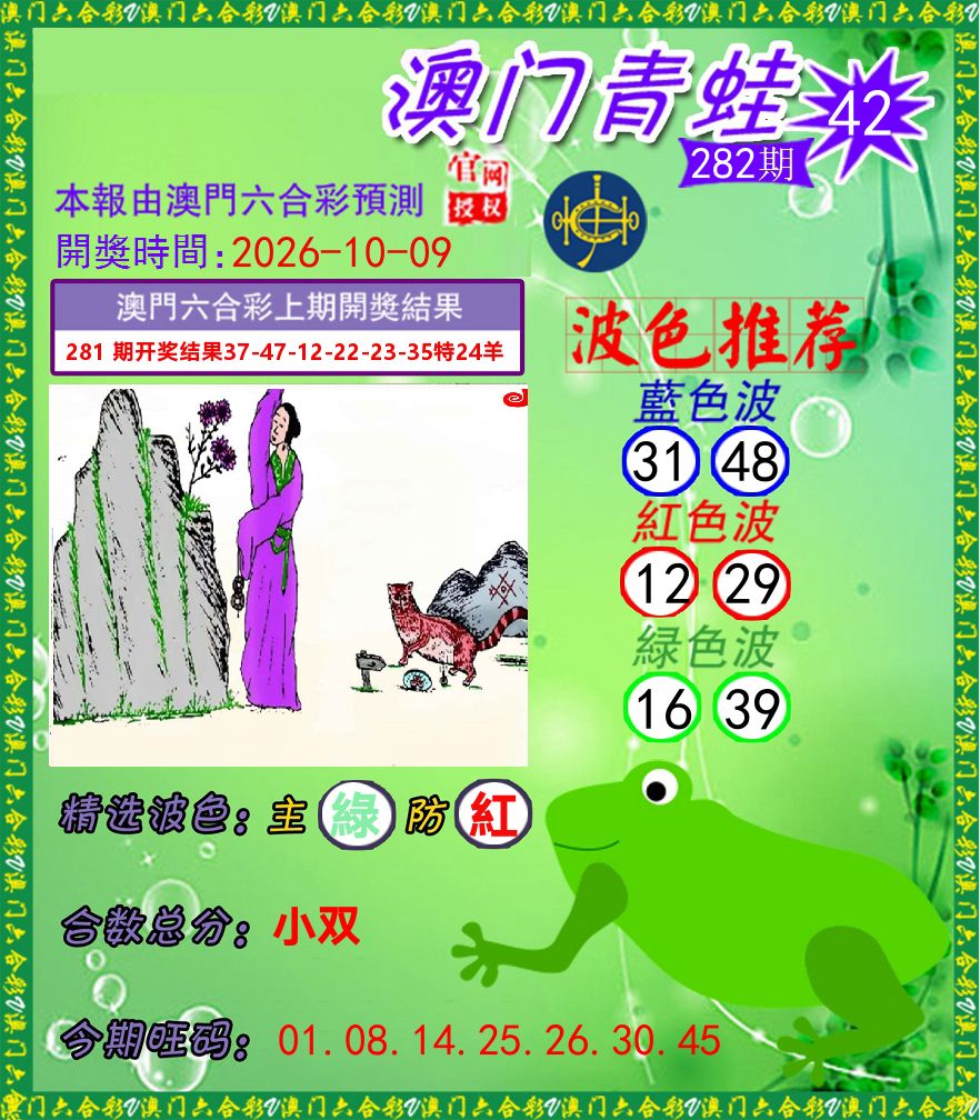 青蛙系列42 第281期