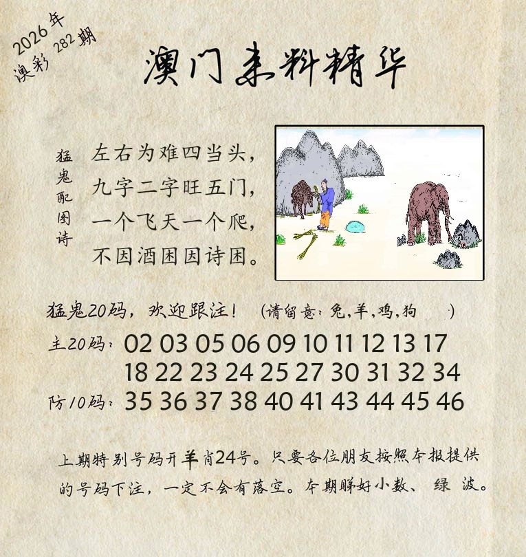 精华来料 第281期