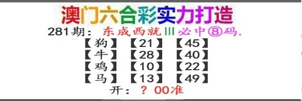 东成西就 第280期