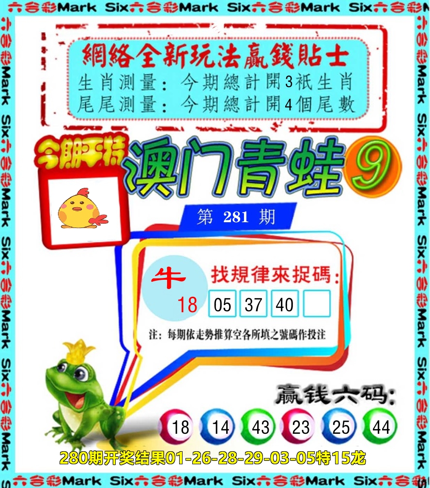 青蛙系列9 第281期