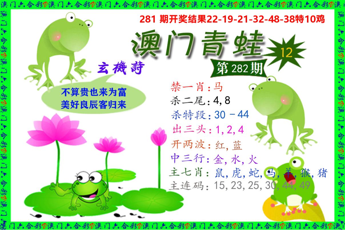 青蛙系列12 第281期