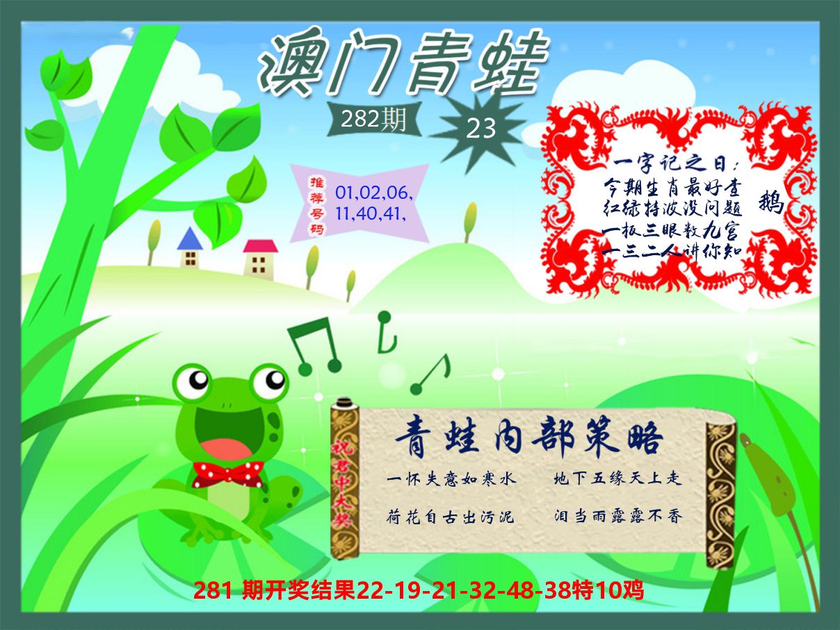 青蛙系列23 第281期