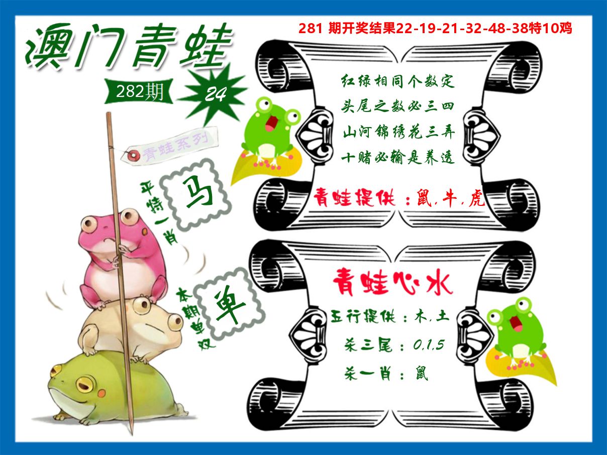 青蛙系列24 第281期