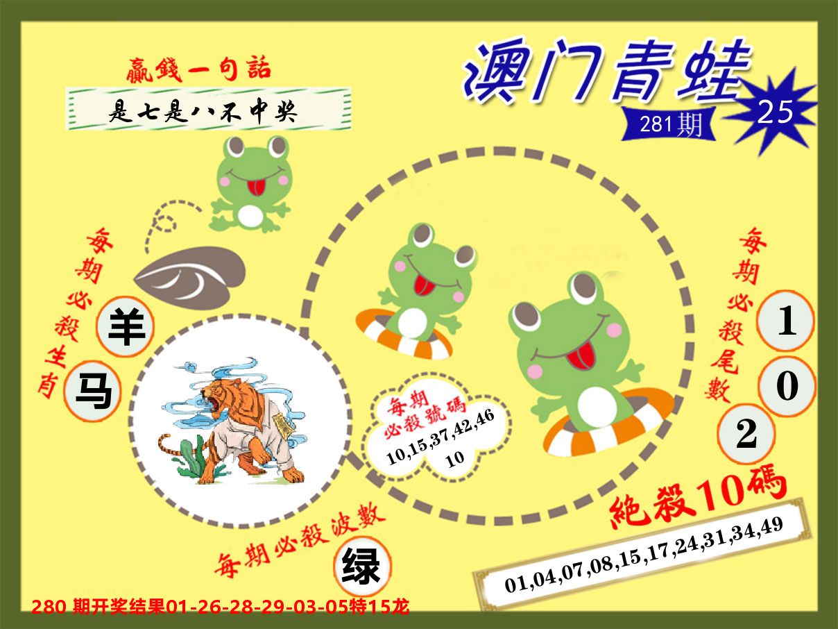 青蛙系列25 第281期