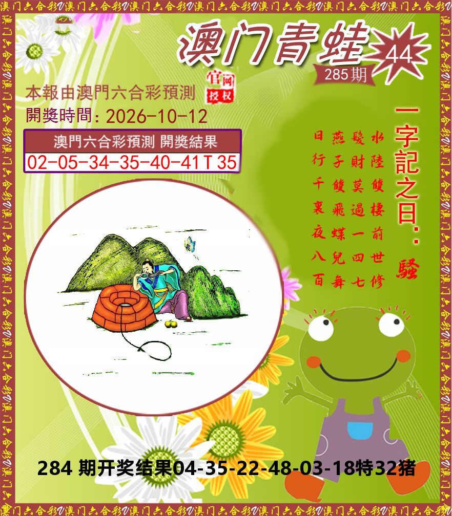 青蛙系列44 第281期