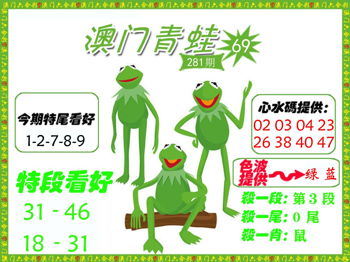青蛙系列69 第281期