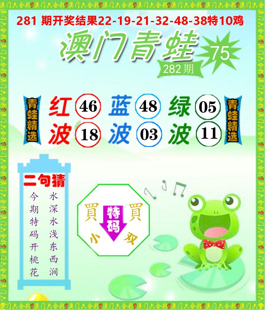 青蛙系列75 第282期